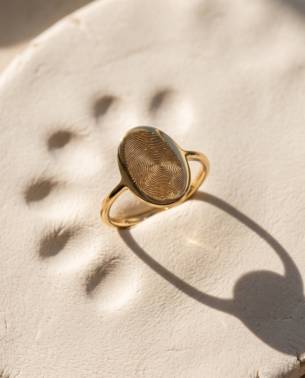 Bague gravée d'une empreinte digitale – Atelier Ysole, vue 4