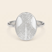 Bague gravée d'une empreinte de truffe – Atelier Ysole